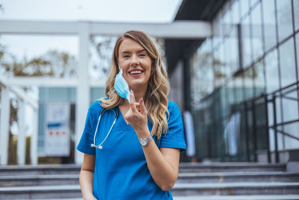 Happy patient sharing a positive medical weight loss and BHRT experience at Wisdom of Ages in Pennsylvania